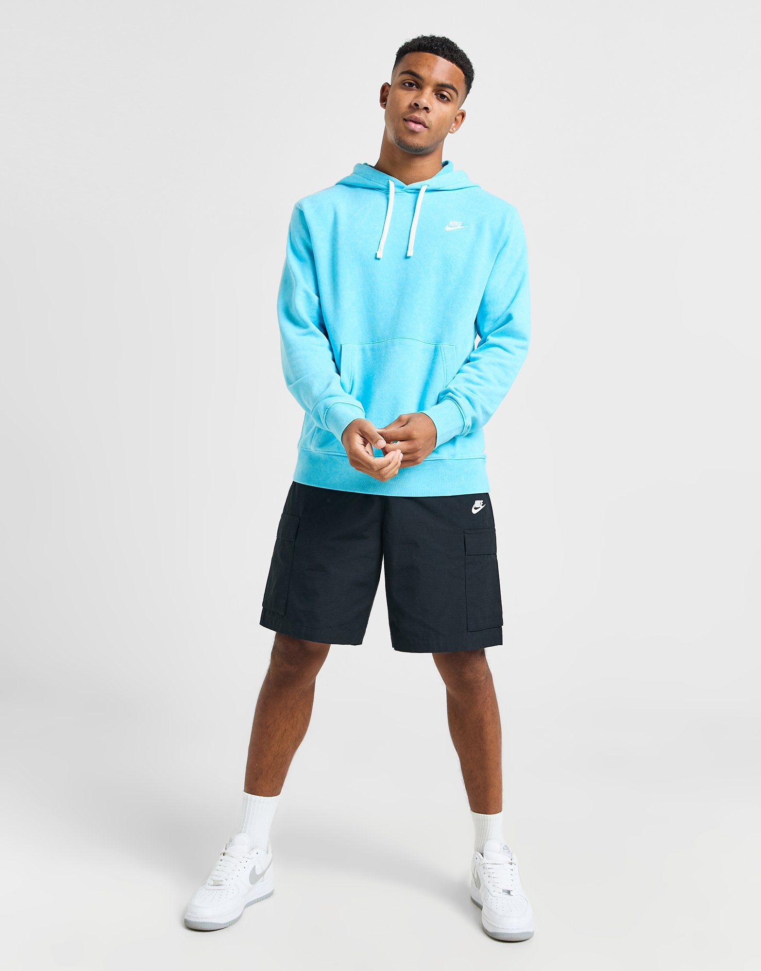Nike Sweat à Capuche Sportswear Club Washed