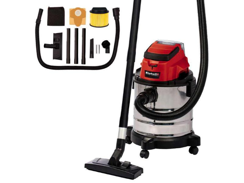 Einhell Akku-Nass-/Trockensauger TC-VC 18/20 Li S Solo Sauger der Power X-Change Familie