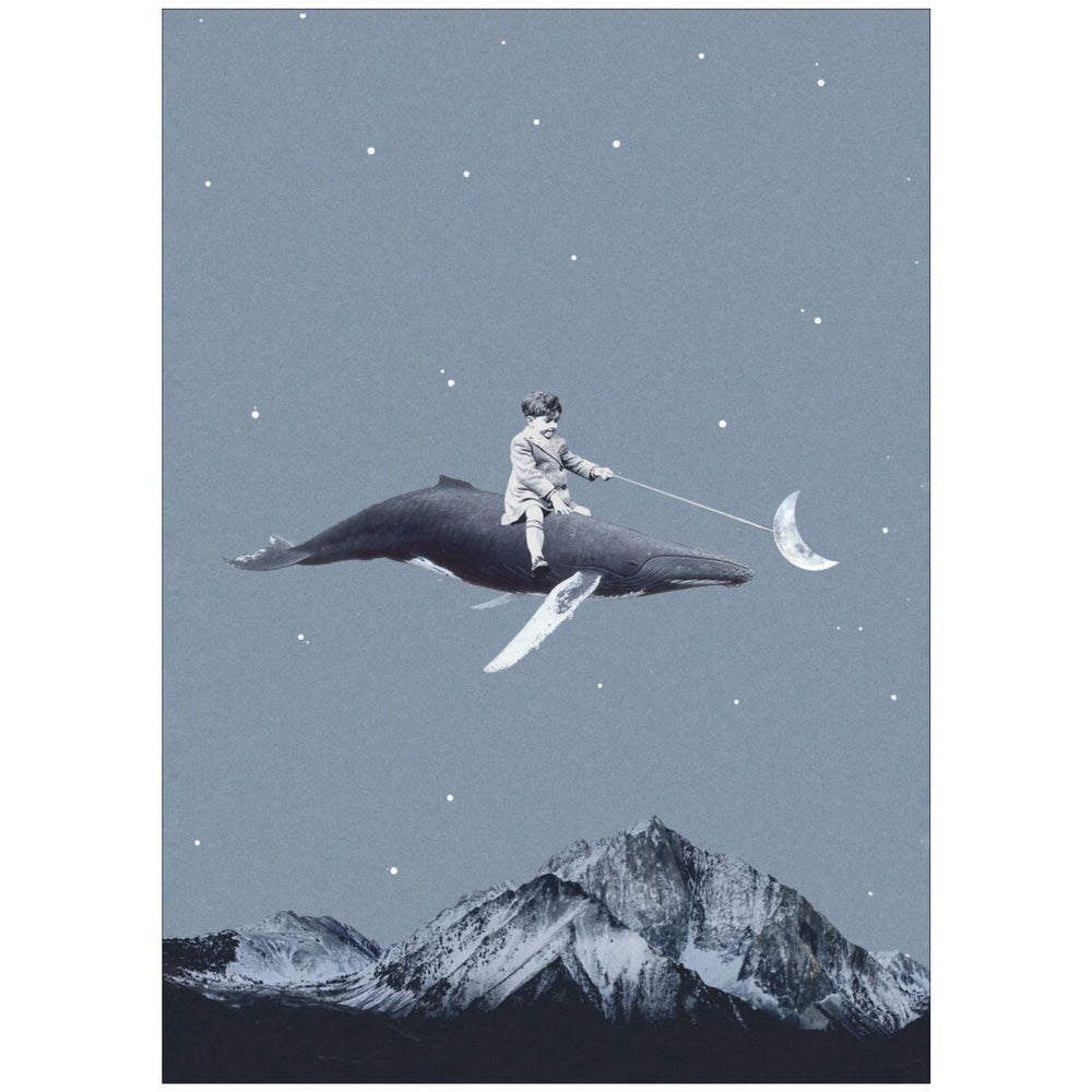 Køb Poster & Frame Leon Maarten - Aim For The Moon