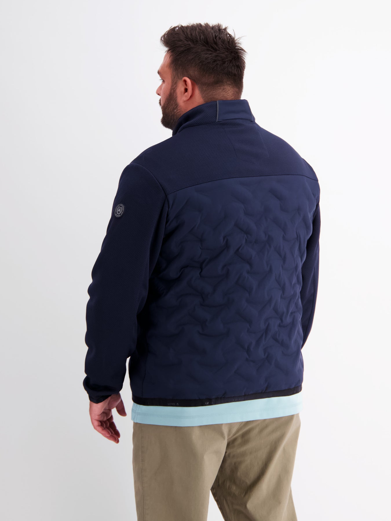 Sportliche Hybrid-Jacke