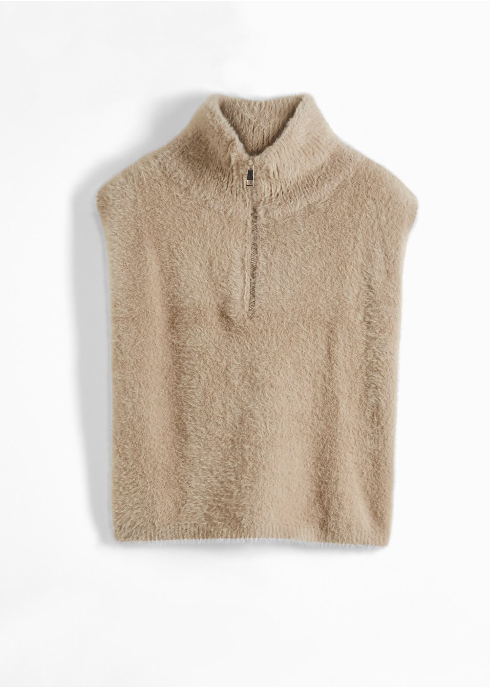 Pull à col sans manches