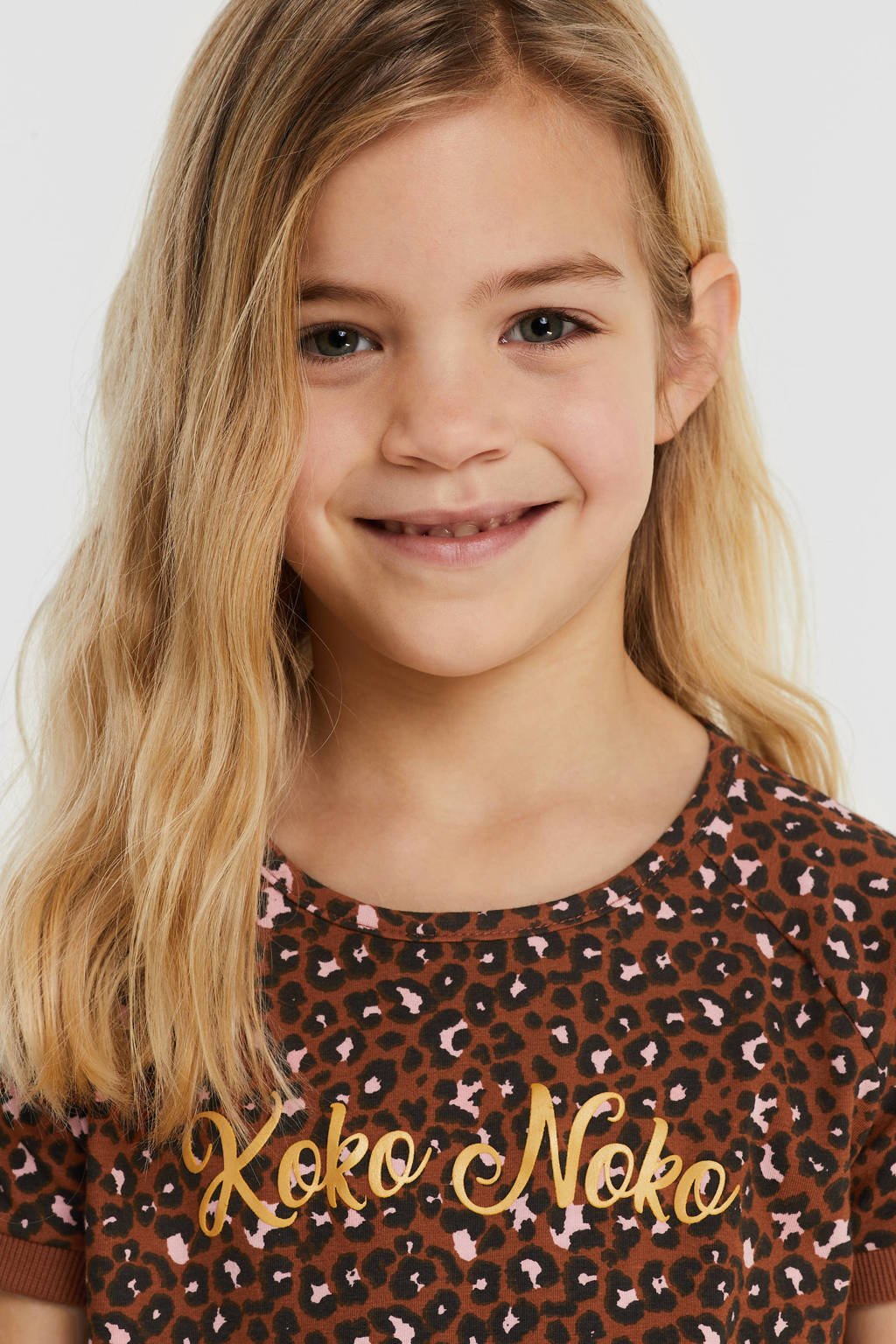 Koko Noko jurk met all over print camel