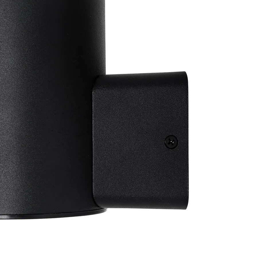 Qazqa wandlampen buiten huma zwart e27