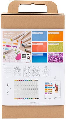 Creativ Company DIY Startsett til Fargelegging med Tusjer