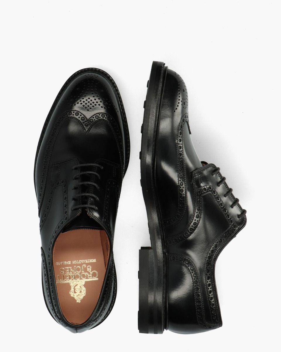 Crockett & Jones Pembroke Zwart Heren Veterschoenen
