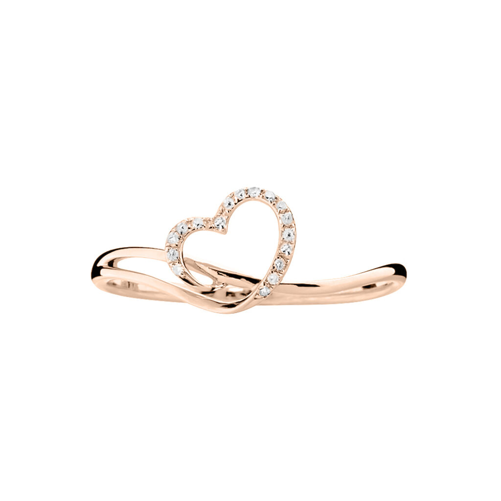 Bague Louise Or Rose Diamant