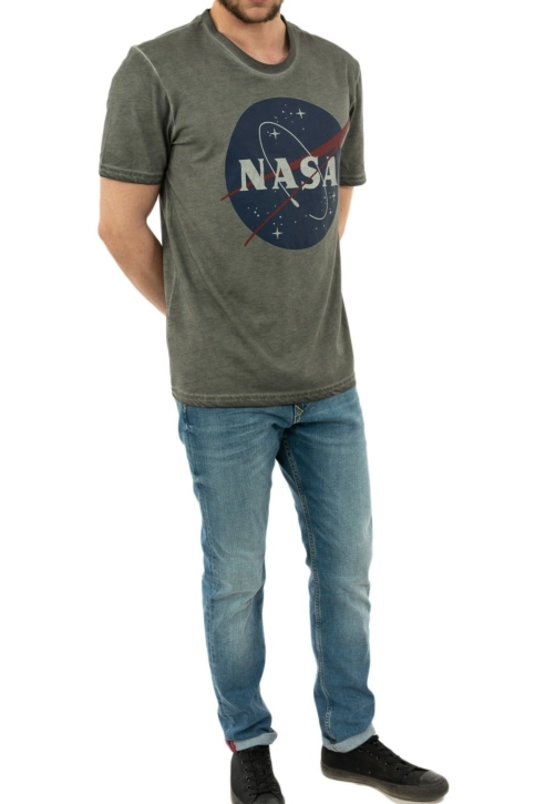 tee shirt jeanstation nasa gris anthra