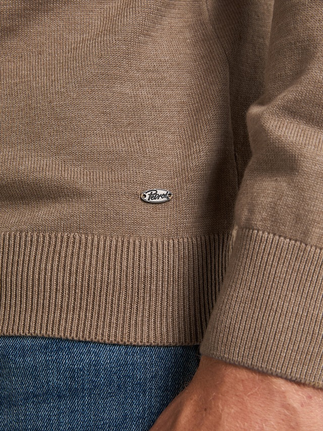 Petrol Industries Rollkragenpullover »Men Knitwear Collar Basi«, Pflegeleichter Materialmix mit Baumwollanteil