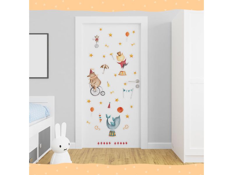 Papierdrachen Wandtattoo-Set Zirkus Wandsticker für Kinder
