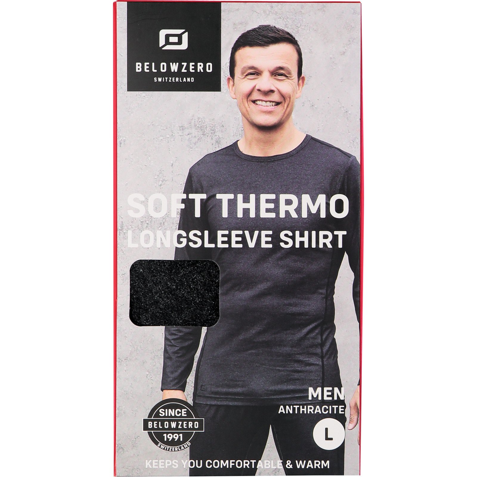 Belowzero Herren Thermo-Langarmshirt anthrazit S