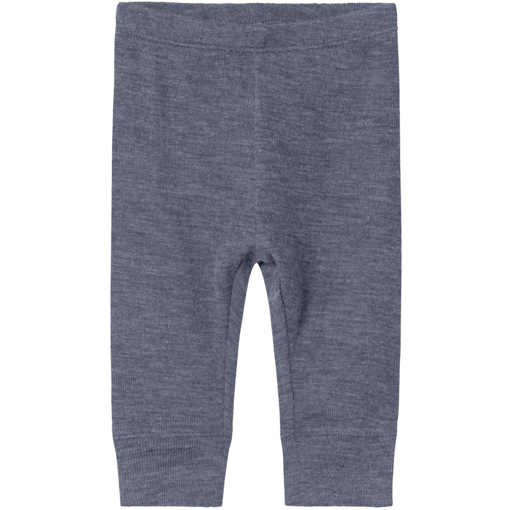 Køb Name It Folkstone Gray Nbmwossa Wo/Si Rib Long Johns
