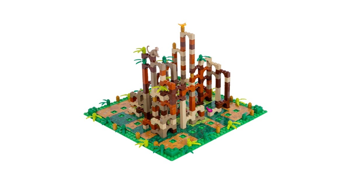 AsmodeeLEGO® Monkey Palace Bordspel  (Frans / Nederlands, 2 - 4 spelers, 45 minuten, Vanaf 10 jaar)