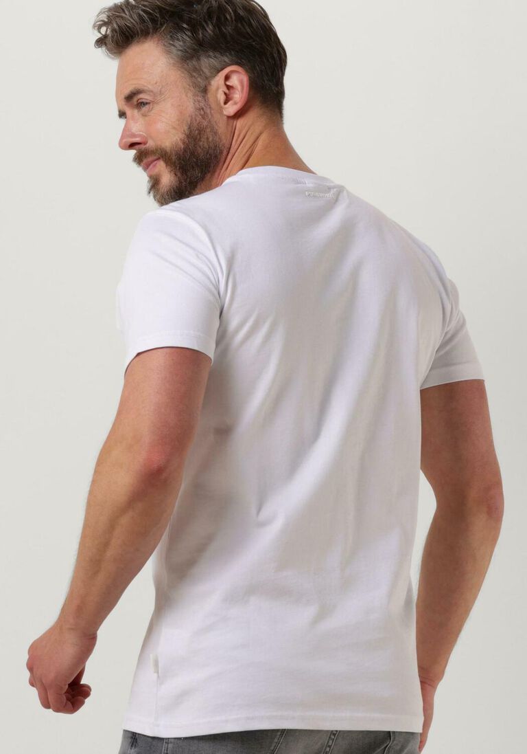 PUREWHITE witte purewhite t-shirt t-shirt with small print on chest