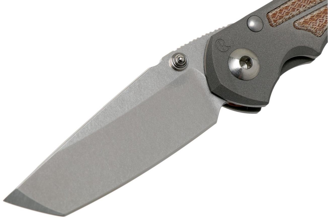 Chris Reeve Small Inkosi Tanto Natural Micarta Inlays SIN-1046 zakmes