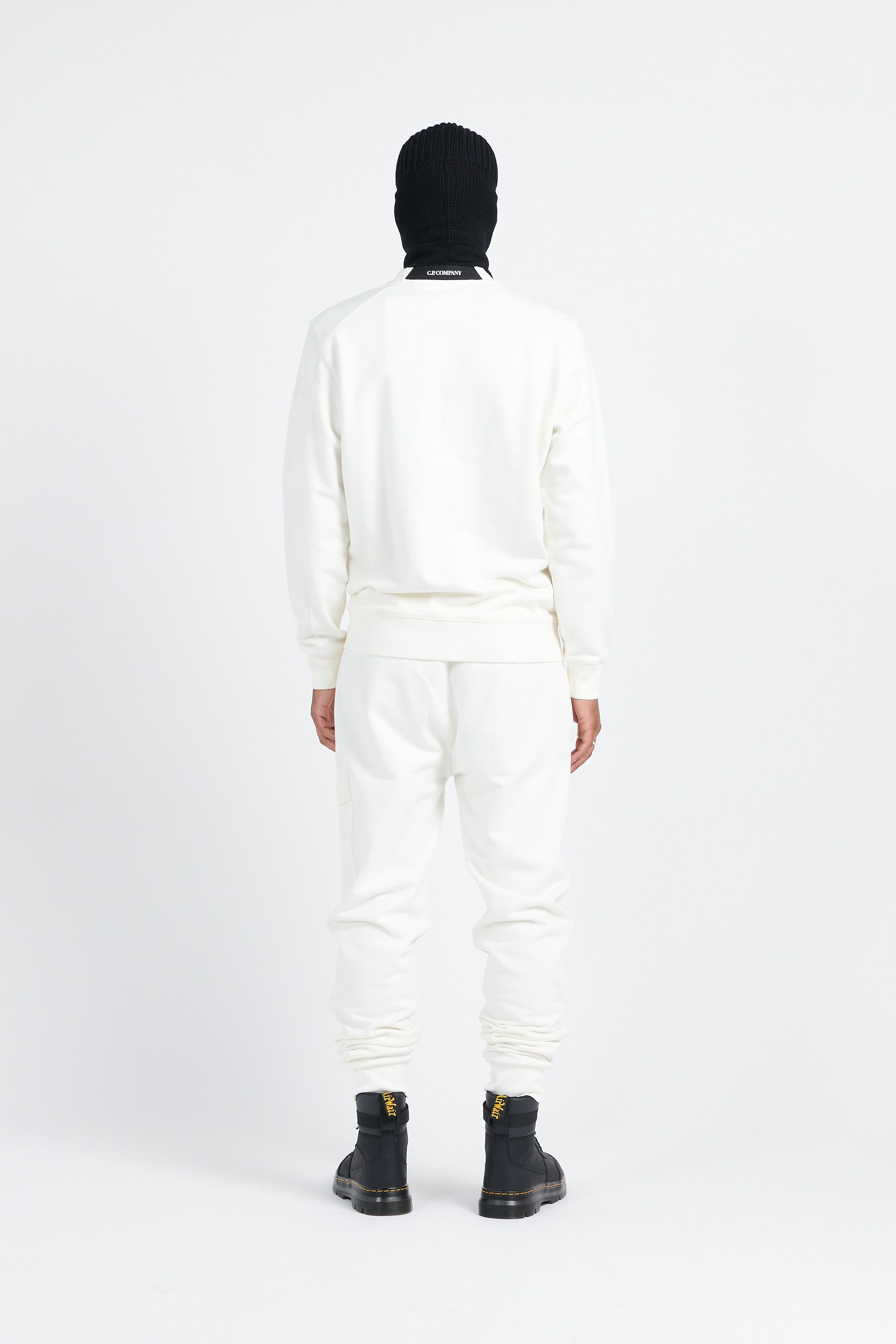 C.P. COMPANY Sweatshirt DIAGONAL RAISED FLEECE LENS SWEATSHIRT Blanc