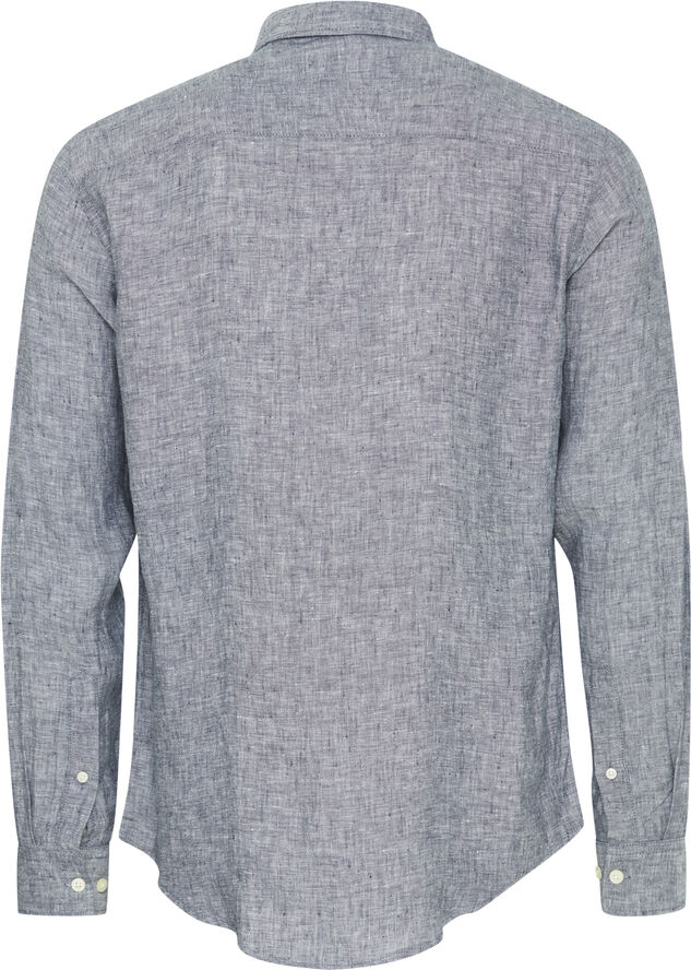 Casual Friday CFANTON BD LS linen shirt Navy blazer melange