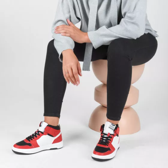Baskets ROUGE COTTON BELT