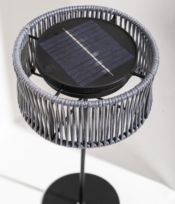 Dehner Solar-Tischleuchte Tyra, ca. Ø17/H35