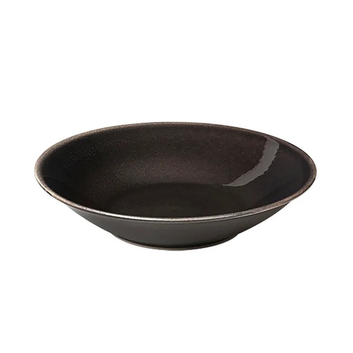 Broste Copenhagen - Nordic Coal Teller tief, Ø 22,5 x H 5 cm