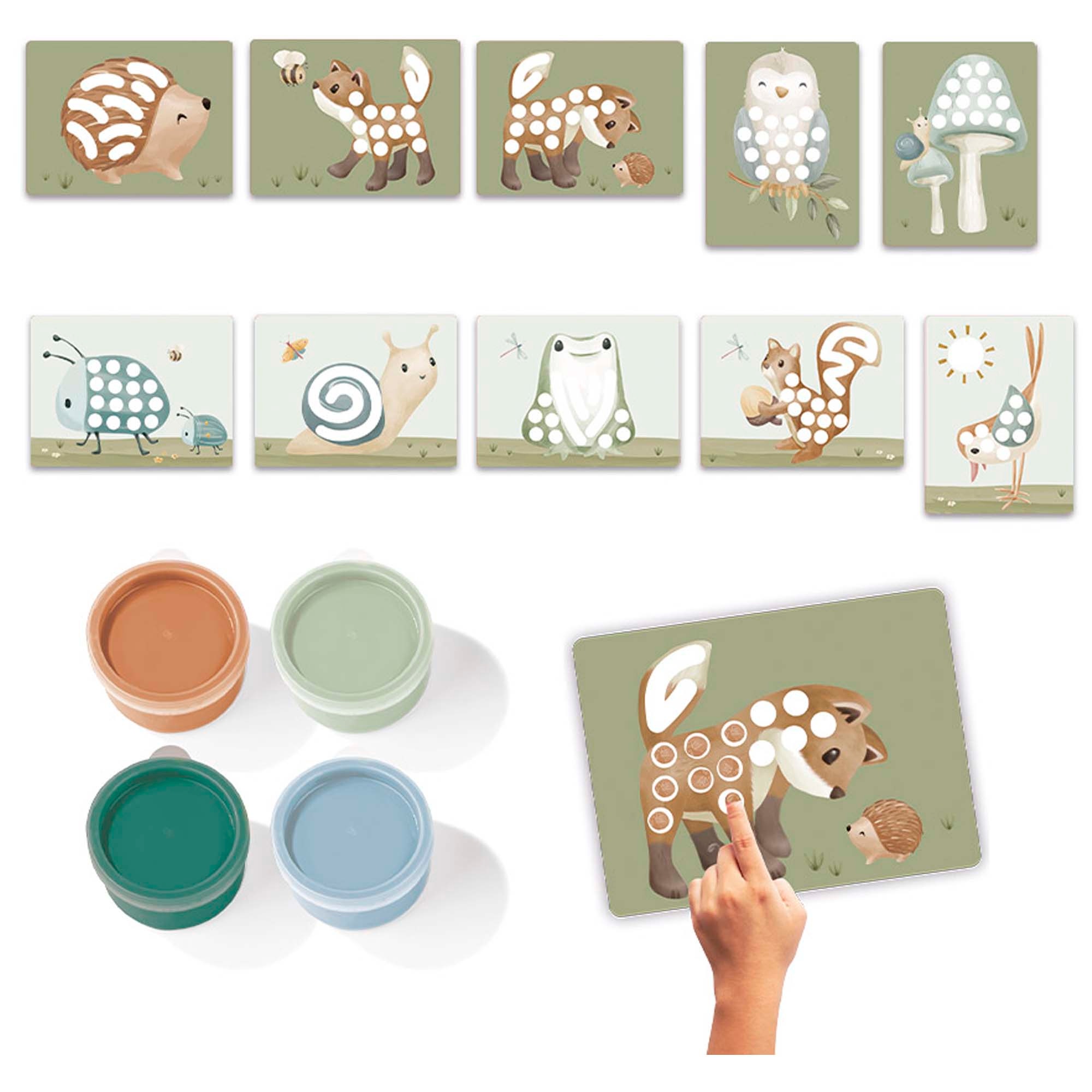 Little Dutch vingerverfset Forest Friends multi