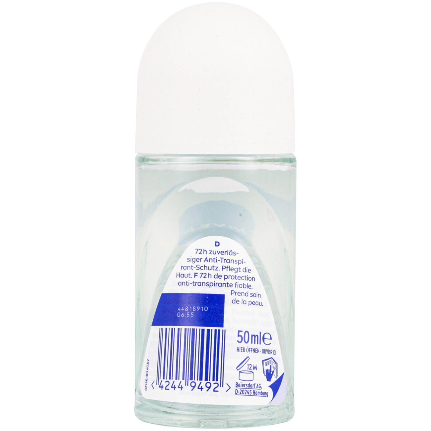 Nivea Deo Black & White Invisible Clear Roll-on Female