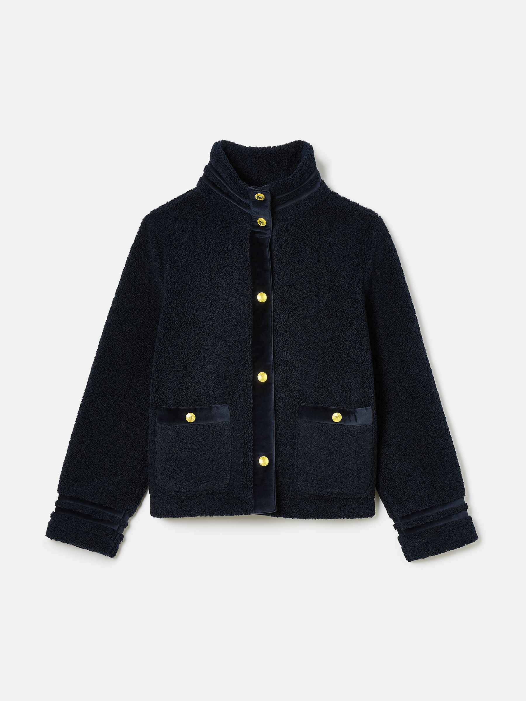 Donkerblauw - Joules Fleur Fleece Jacket