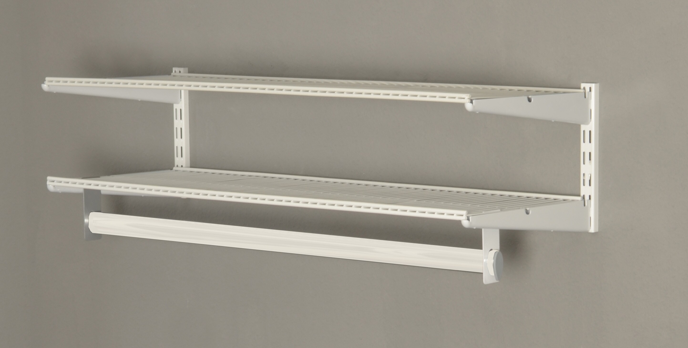 Element System Regal-Set Wardrobe, weiß Garderobe Jackenständer Kleiderhaken