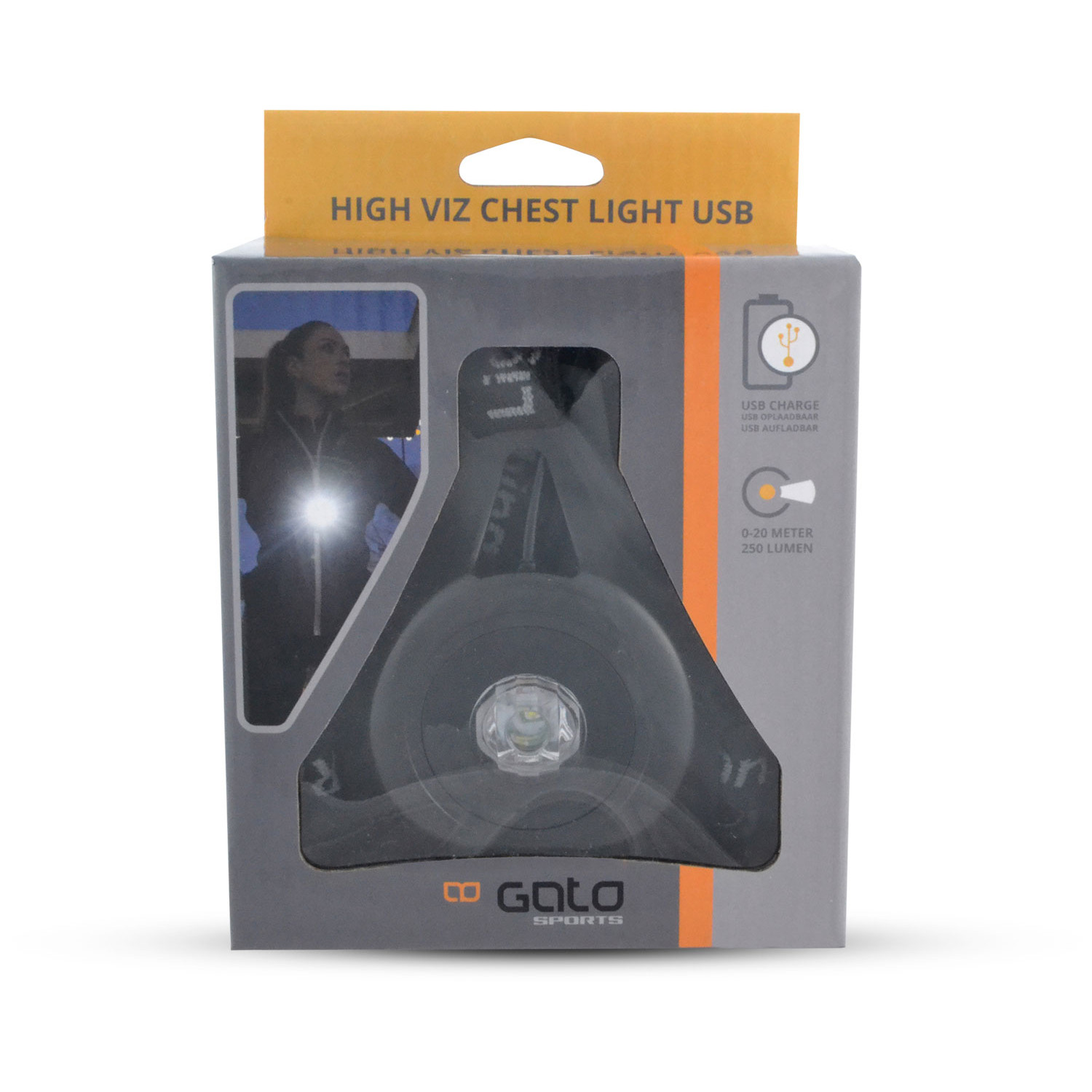Gato High-Viz Chest Light USB