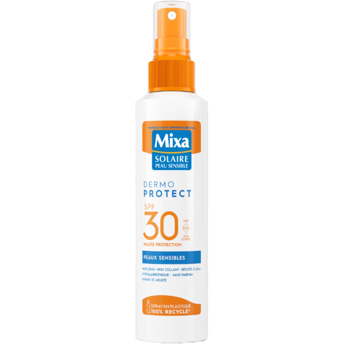 Spray solaire SPF 30 - Peaux sensibles - 150 ml