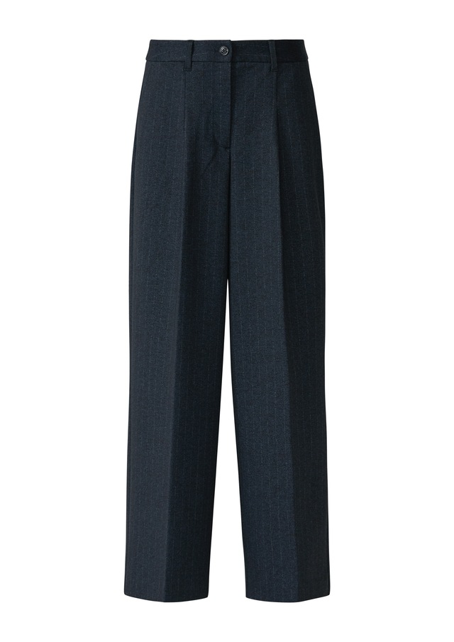 s.Oliver Bundfaltenhose  im Nadelstreifen-Look