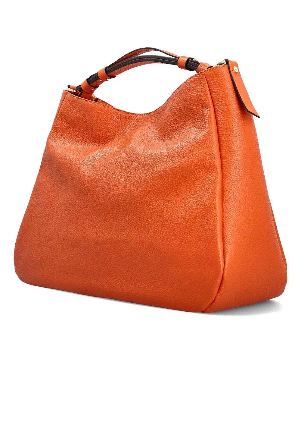 BESACE ANTOINETTE CUIR ORANGE