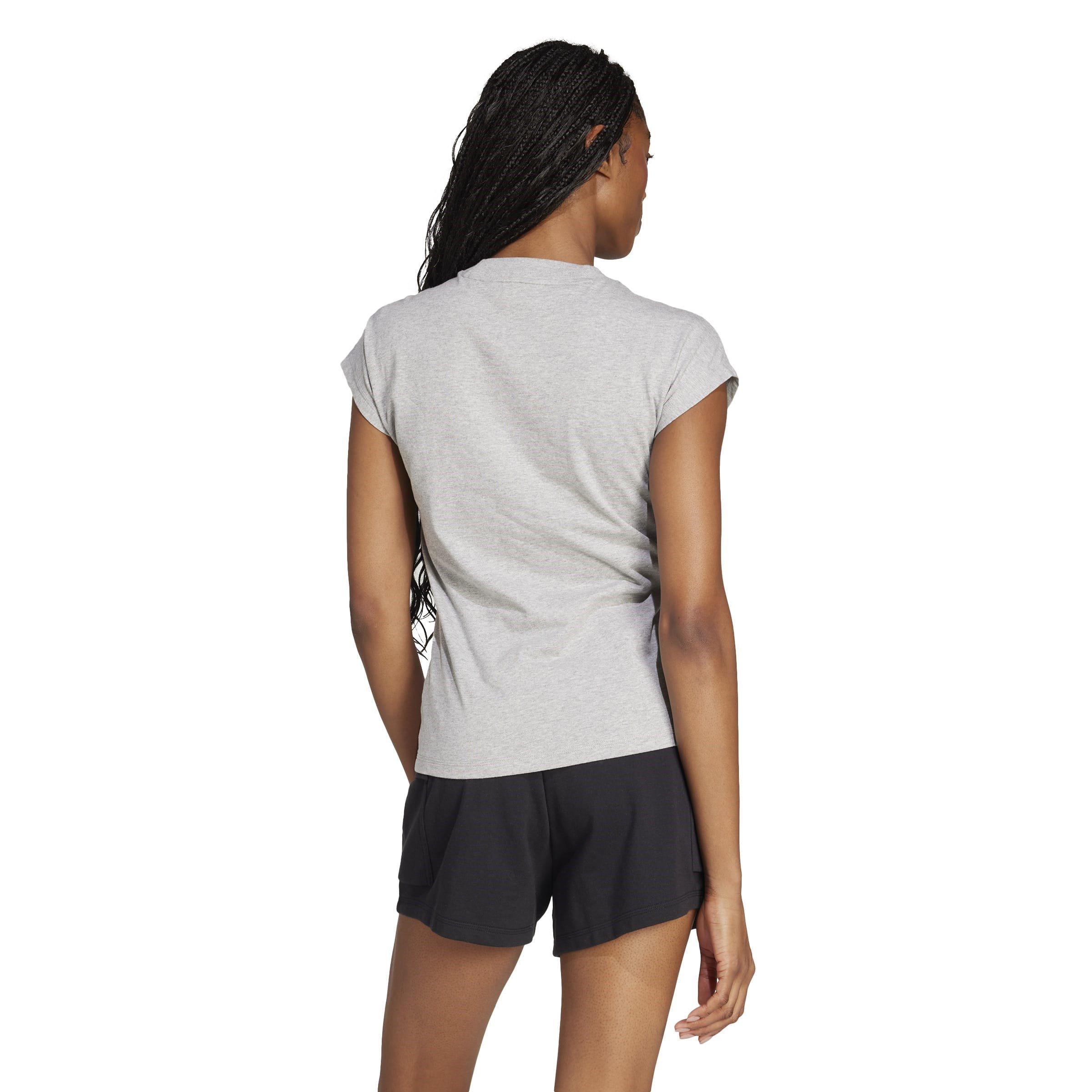 adidas Essentials Linear Cotton T-Shirt Womens