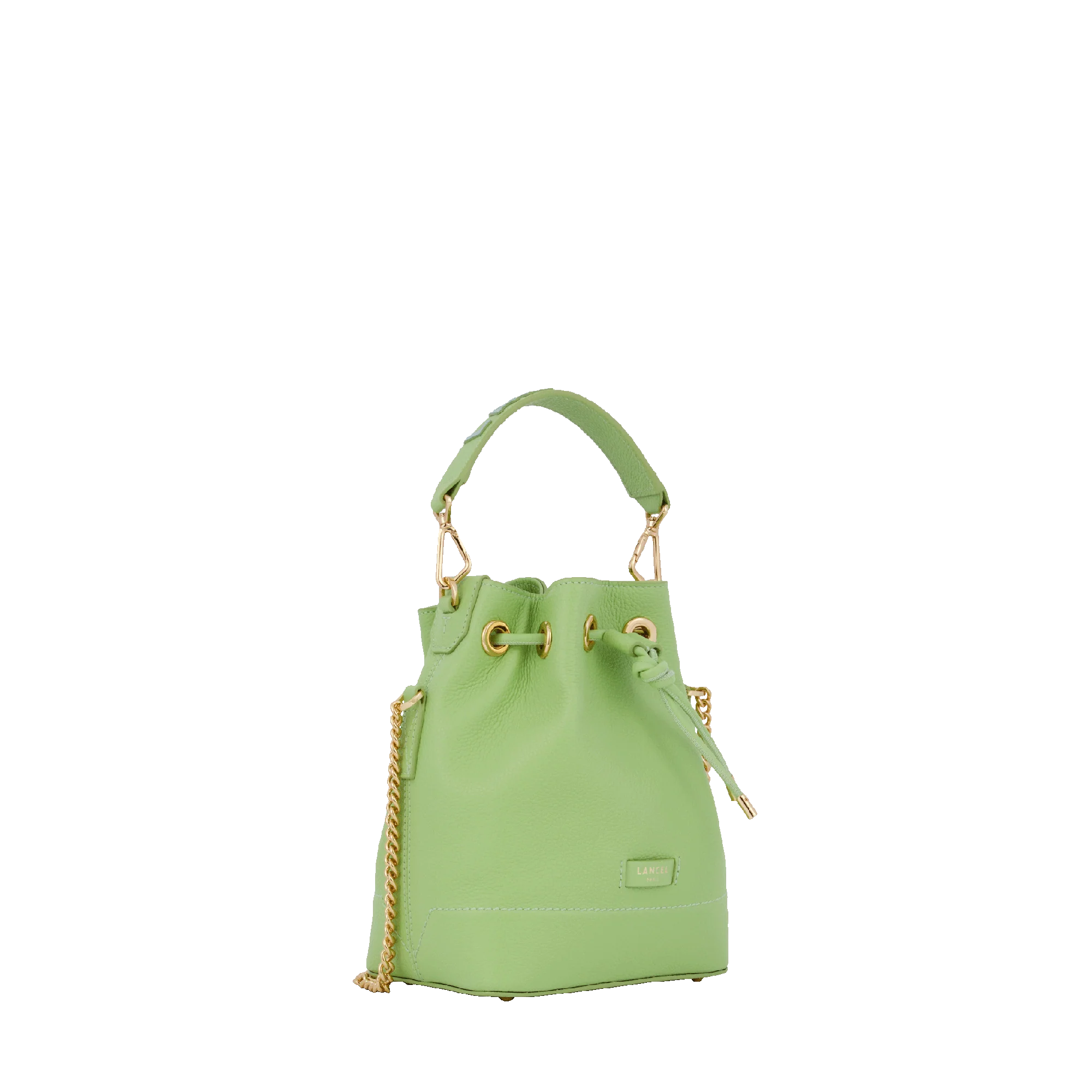 Mini sac seau Ninon de Lancel-Pomme/azur