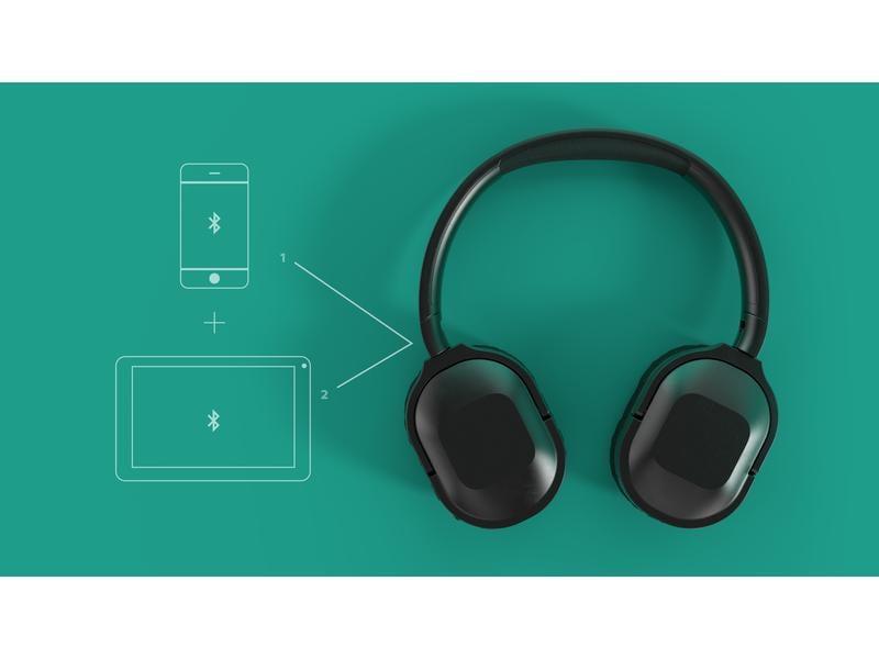 Philips Over-Ear-Kopfhörer TAH6506BK/00 Schwarz Kabellose Kopfhörer / Jeden Moment. Jeden Tag.