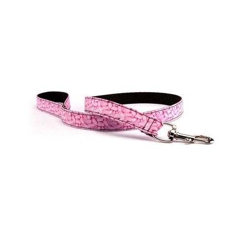 Coleira para cães Pappy com estampa de nuvens rosa