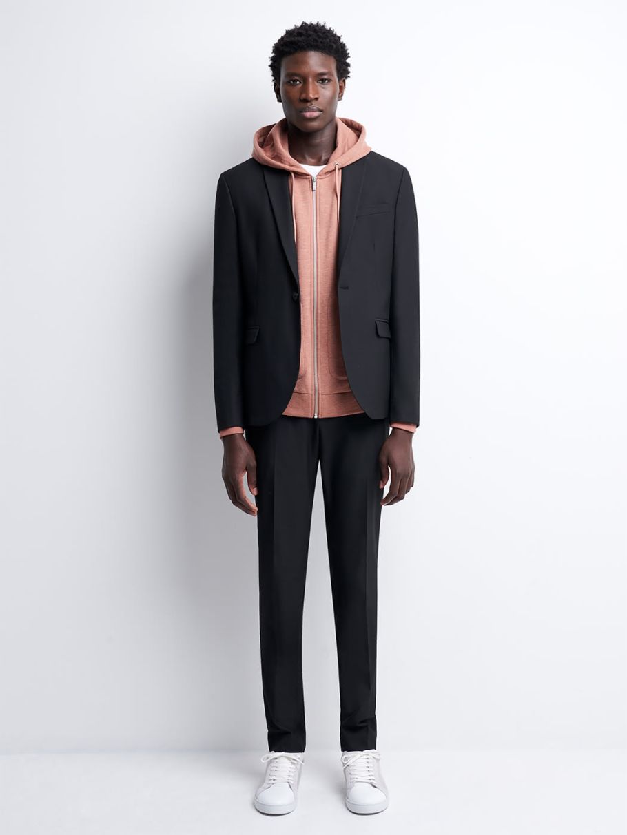 Veste légère à capuche uni