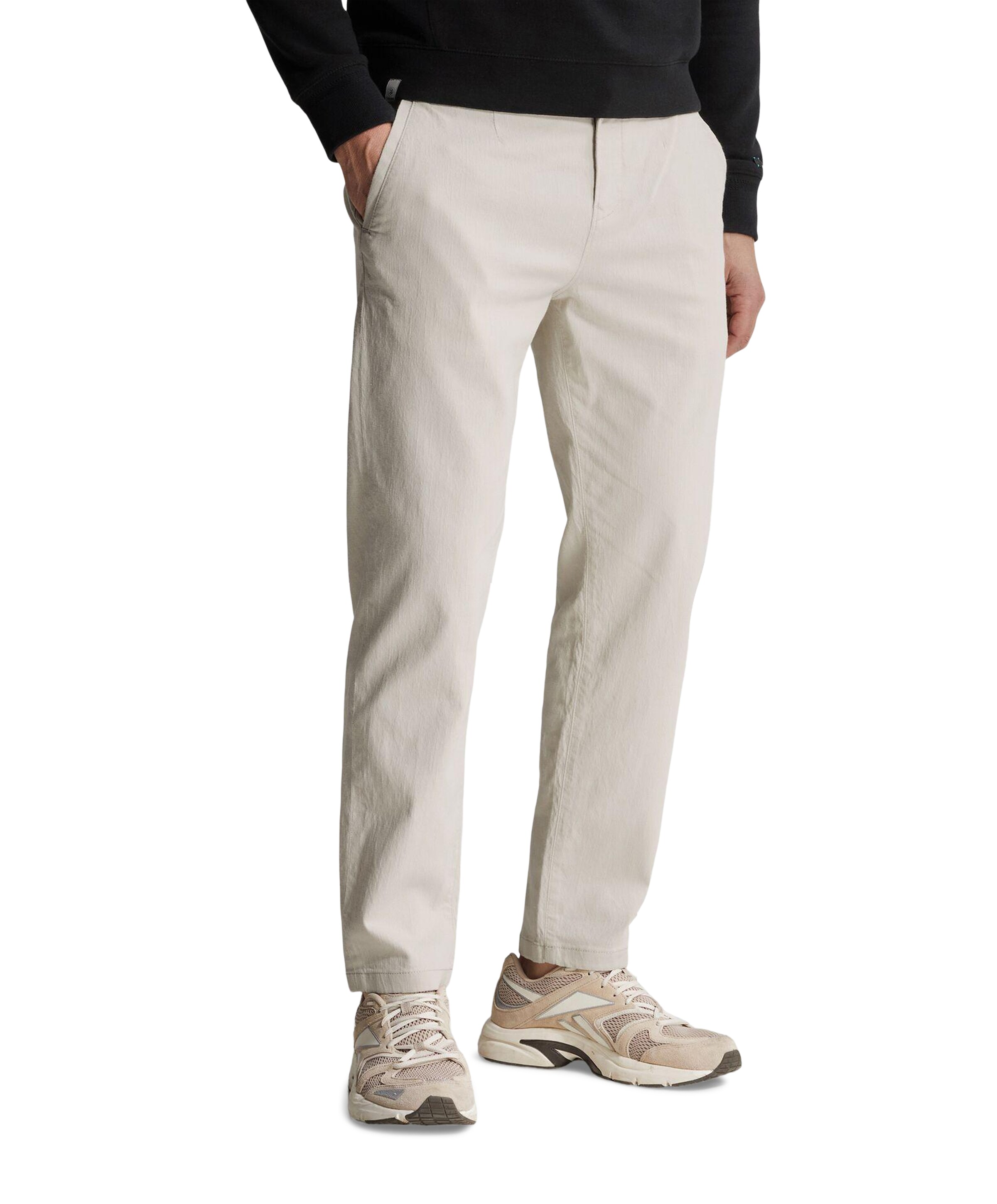 Cast Iron RELAXED CHINO SLUB STRUCTURE heren broek beige