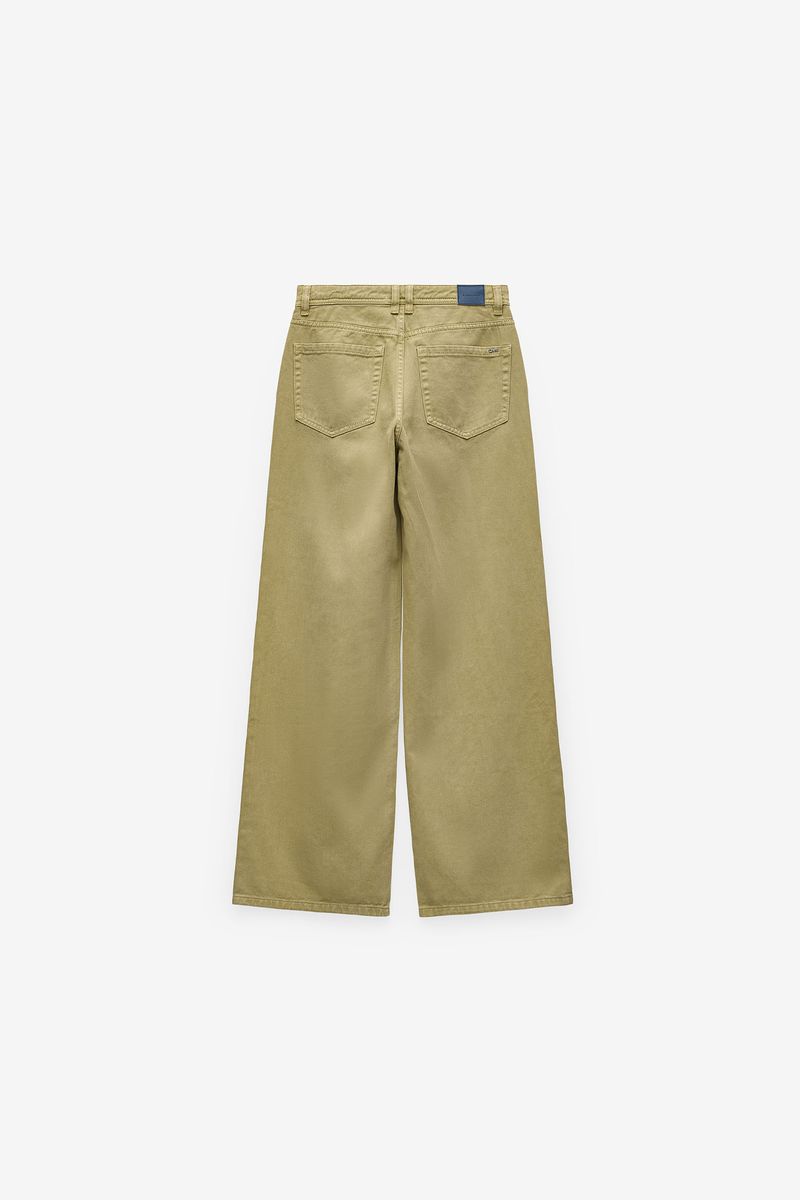 CALÇAS EM SARJA GARMENT DYE