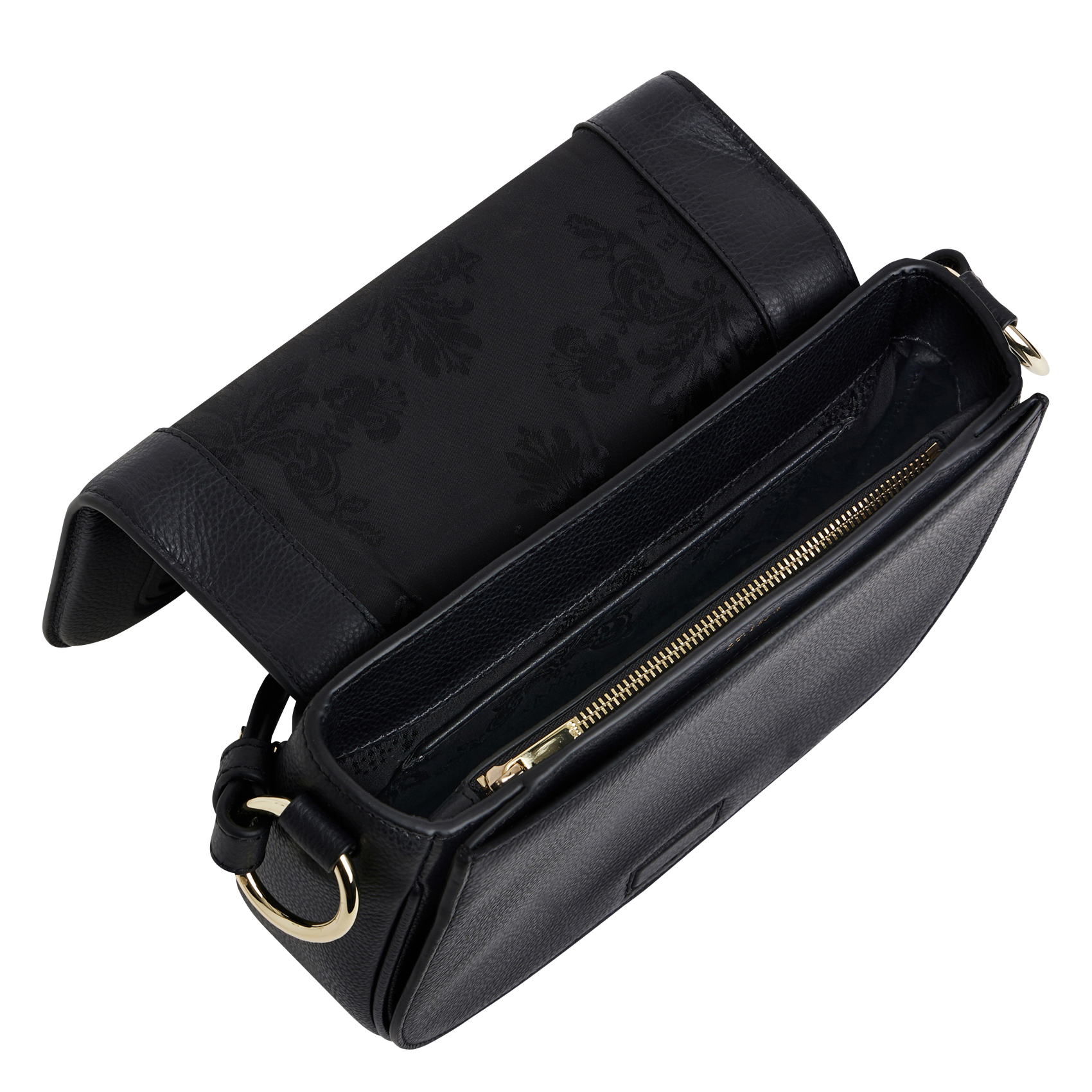 ELLA - Sac épaule en cuir| Noir