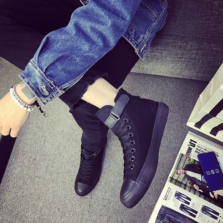 Solejoy - Canvas High-Top Sneakers