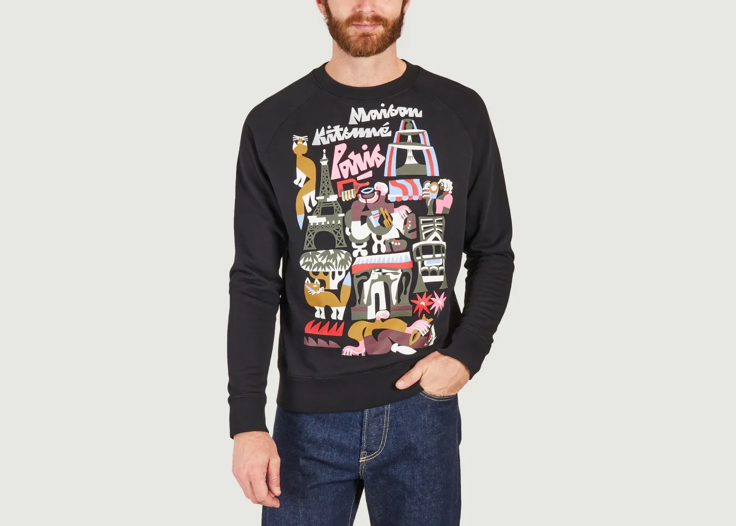 Sweatshirt Bill Rebholz Paris Maison Kitsuné