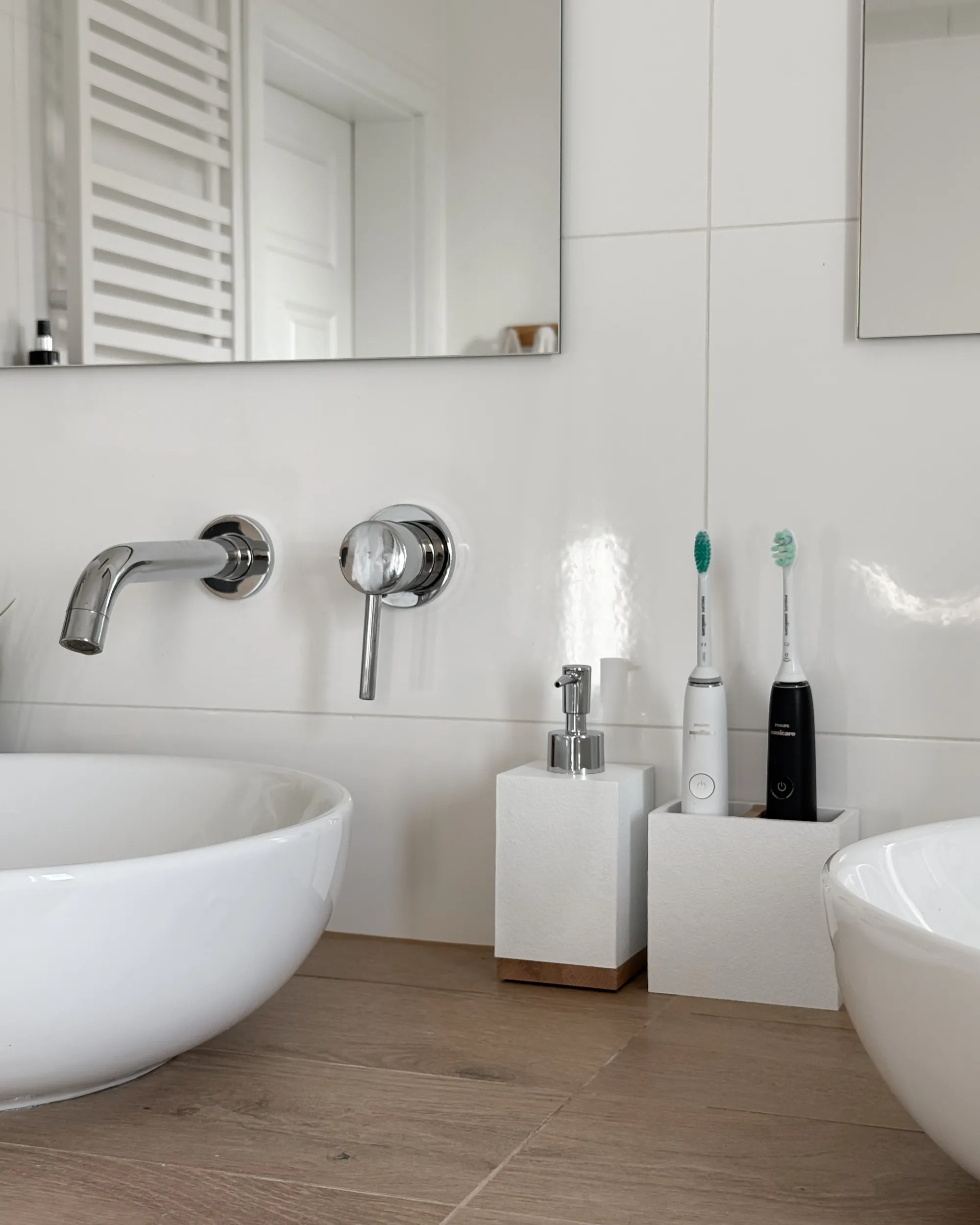 5-delige badkameraccessoireset TAPICHE Wit