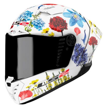 Casque LS2 FF805 THUNDER CARBON - FLOWERS - Multicolore