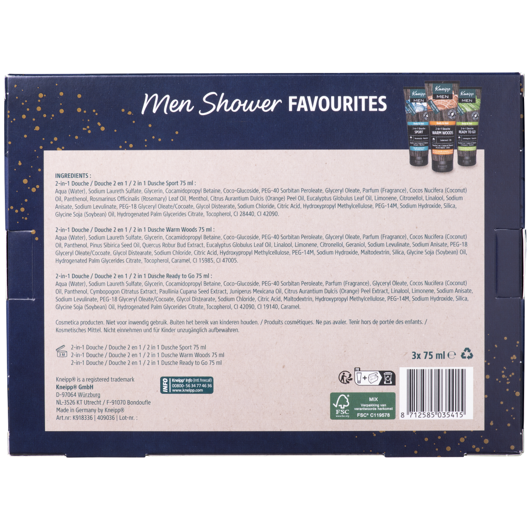 Kneipp Men geschenk set douche (1 set)