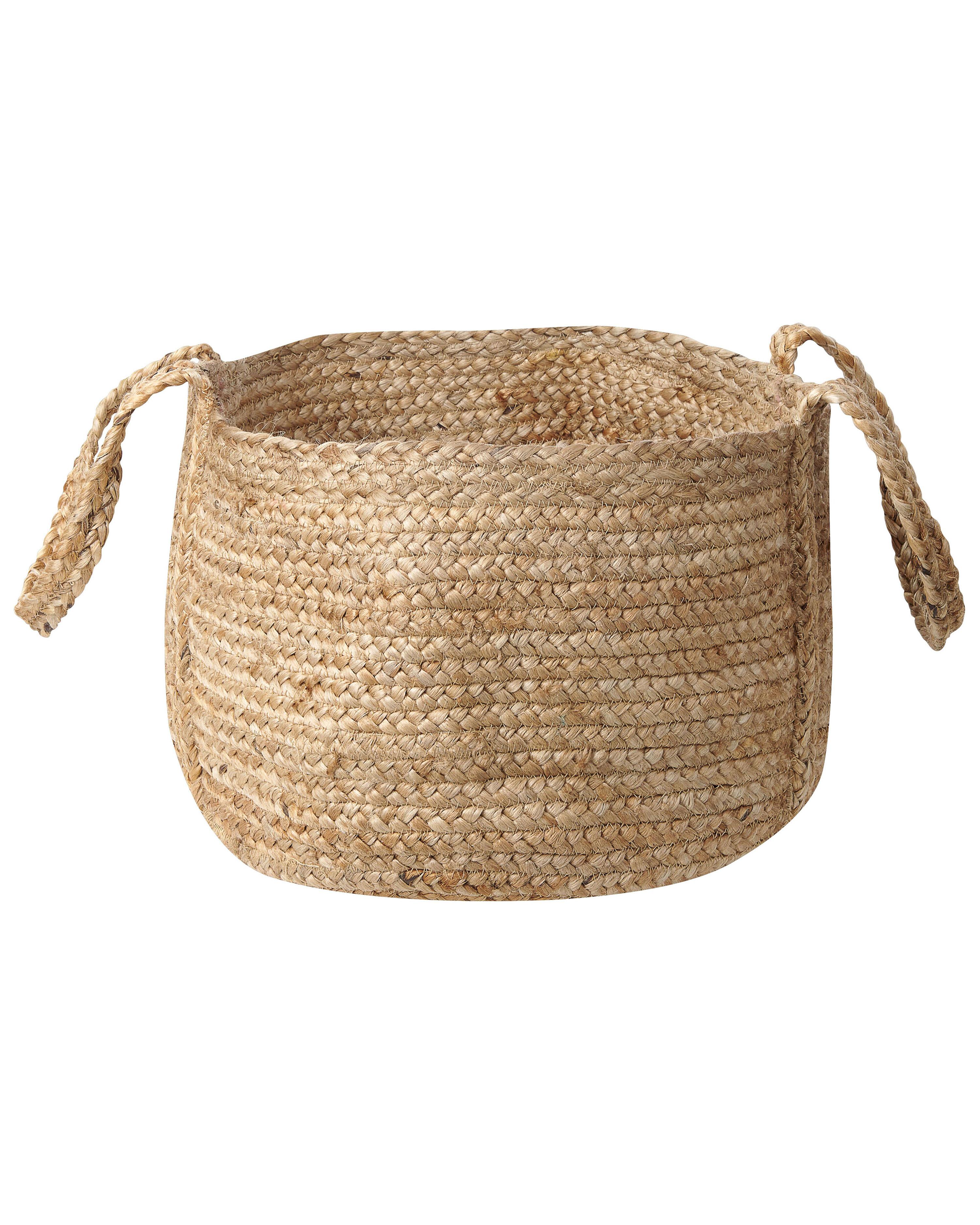 Set van 2 manden KORNAK Jute Natuurlijk