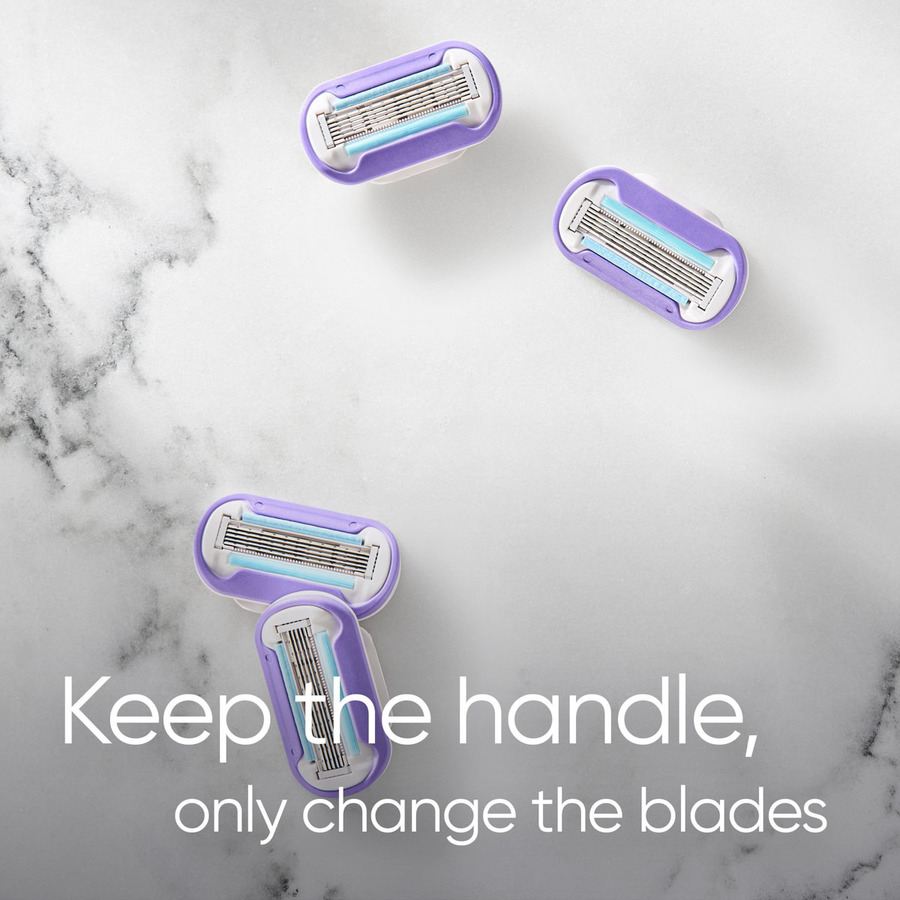 Gillette Venus Deluxe Smooth Swirl Skin Cushion Razor Blades 10pcs
