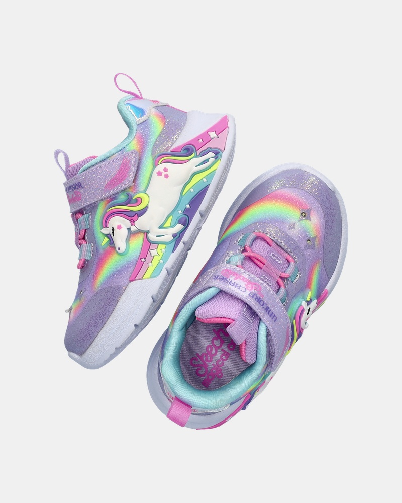 Skechers Unicorn Chaser Klittenbandschoenen  - paars