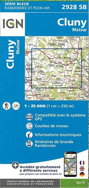 IGN - 2928 SB CLUNY MATOUR 1 25 000