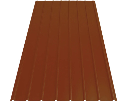 PRECIT trapeziumplaat H12 oxiderood RAL 3009 2000 mm x 910 mm x 0,4 mm