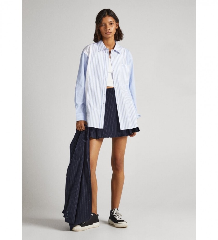 Camisa azul Ivanka da Pepe Jeans